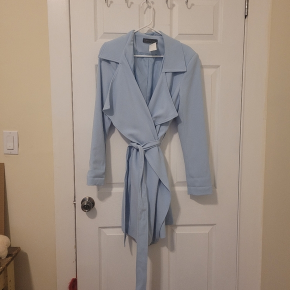 Light blue coat - Picture 2 of 2